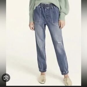 J. Crew Blue Denim Jogger Jeans